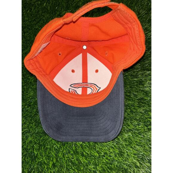 Chicago Bears Hat Cap Strap Back Mens Blue Orange NFL Football Dad Hat - Picture 3 of 7
